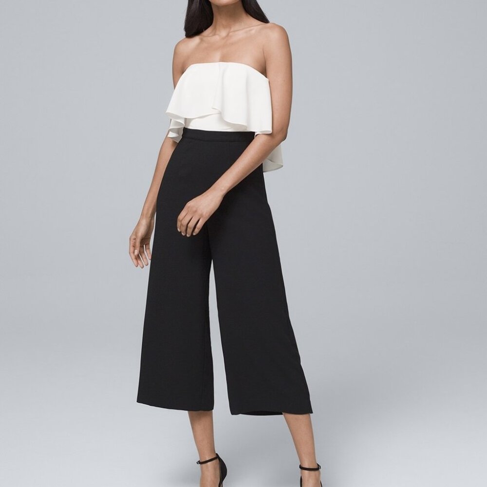 WHBM Colorblock Popover Jumpsuit NWT Size 0